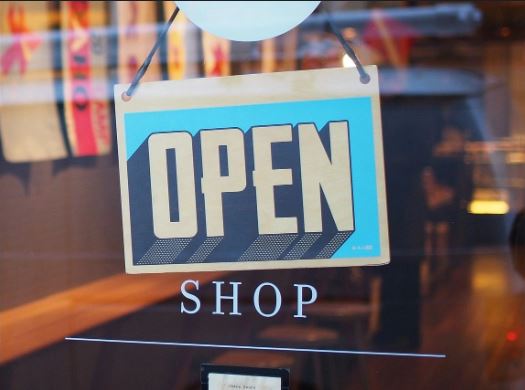 Think about your shops image of an open shop sign blog post